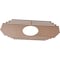 Ekena Millwork Chrysler Wood Fretwork Pierced Ceiling Medallion, Wood (Paint Grade), 36"W x 18"H x 9 1/2"ID x 3/8"T CMWP36X18X0375CSMF - alternate 2